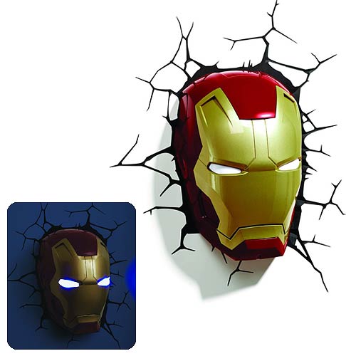 Marvel Iron Man Mask 3D Nightlight